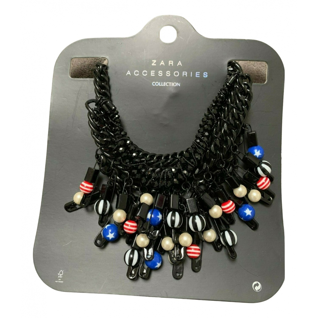 Necklace Zara Multicolour in Metal 